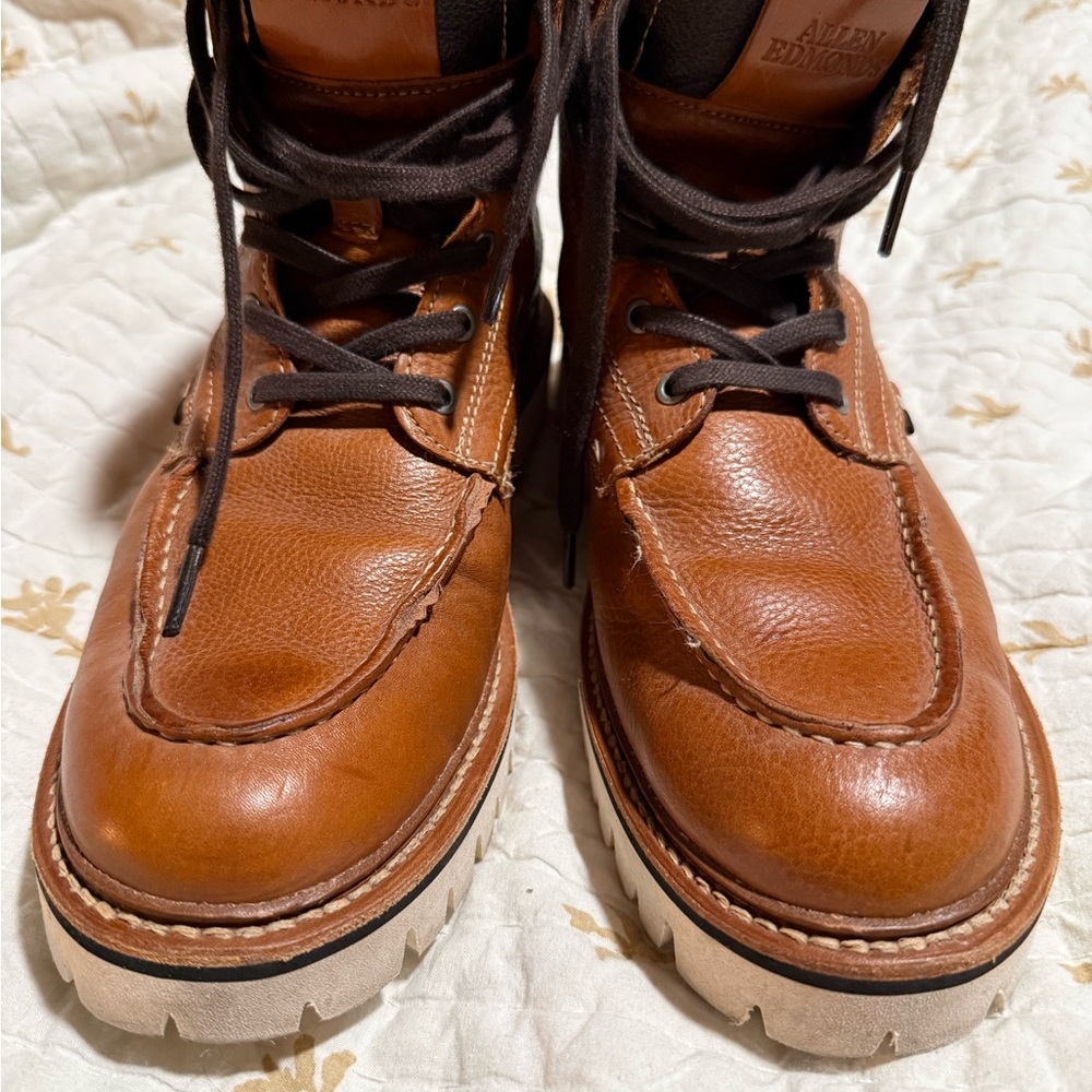 Allen Edmond Men's Brown Leather Boots